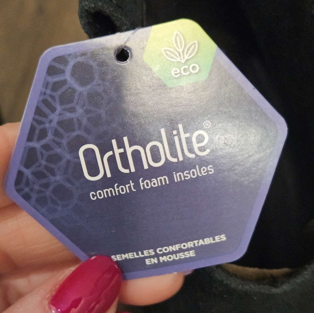 NWT TOMS Constance Black Suede Ortholite Ankle Boots - Size 8 - Picture 7 of 13